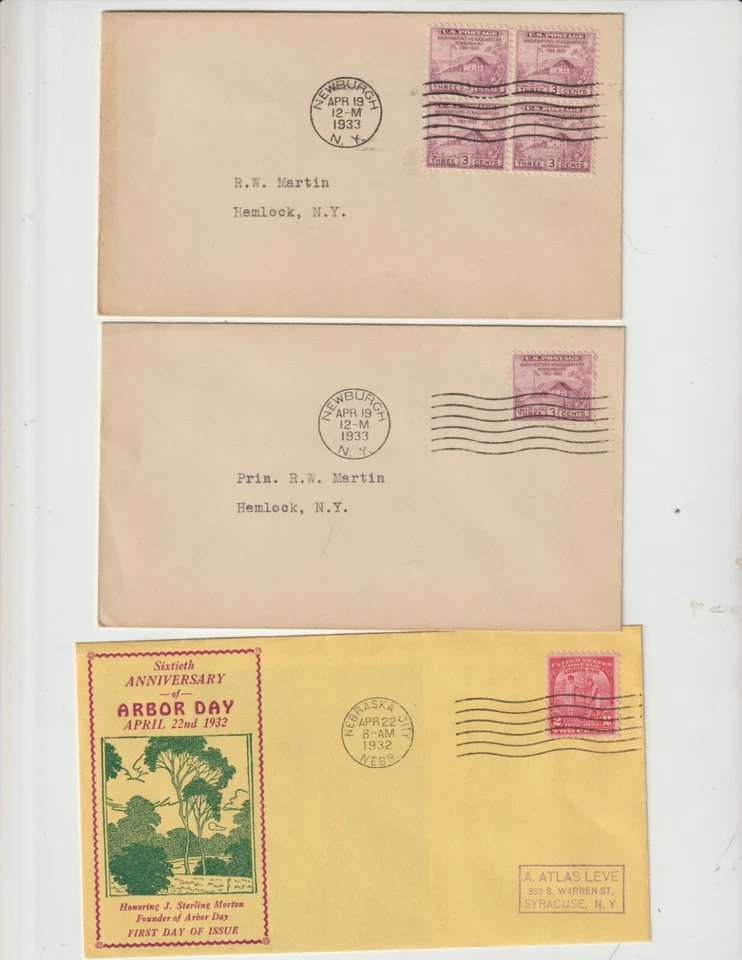 US FDC Lot of 6 Covers 1932-1993, Including better ones. Take a Look !! ++ - Image 3 of 3