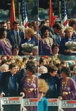 LOT SEVEN 4 original 1985 LEONARD NIMOY star ceremony 4" x 5 3/4" vintage prints