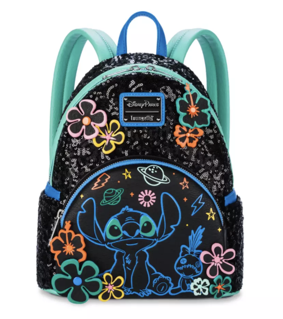 【新品】Disney PARKS Loungefly リュック　レア　限定品 Disney Parks Stitch 626 Day Loungefly Mini Backpack – Lilo
