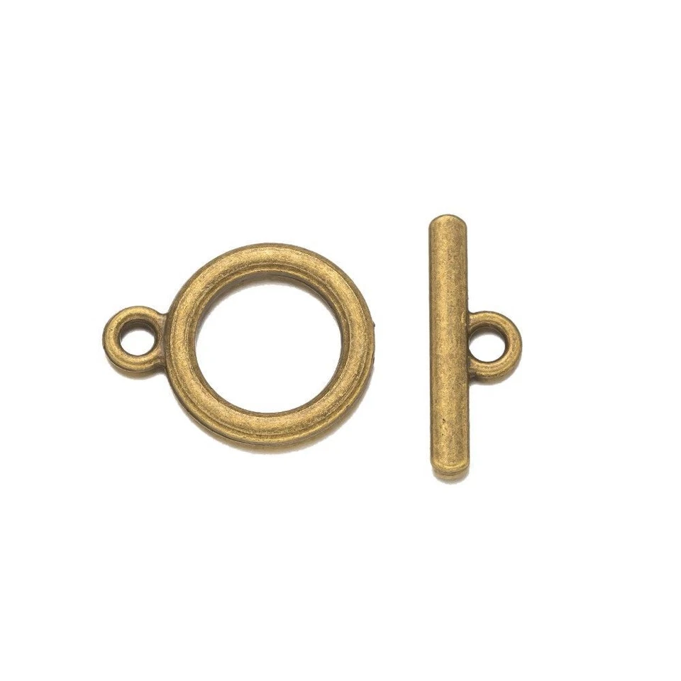 OT Toggle End Clasps - Closure Fastener Buckle Connectors Jewelry Crafts 10Sets - Image 2 of 4