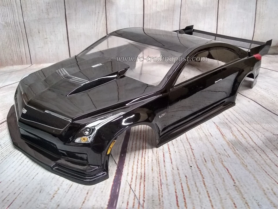2019 Cadillac ATS-V Custom Painted RC Body 1/10 WB 12.9"/330mm/22/DR10/SlashDrag - Image 3 of 4