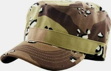 Military Army Style Desert Camouflage Combat BDU Hat 100% Cotton 6 Color Pattern