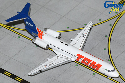 Gemini Jets 1:400 TAM Linhas Aereas Fokker 100 PT-MRA GJTAM2062 IN STOCK