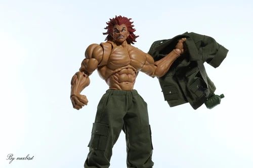 Juego de traje de combate con cable personalizado Storm BAKI Hanma Yujiro 1/10 de 7"" (sin figura) - Imagen 3 de 16