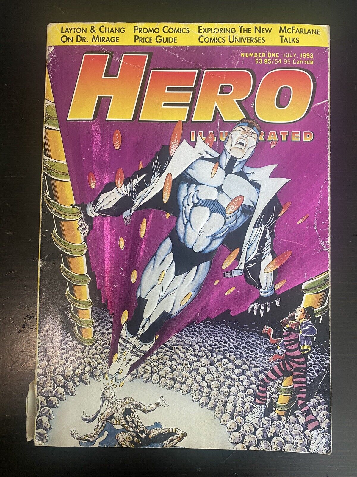Hero Illustrated Magazine July 1993 #1 Exploring The New Comics Universe
