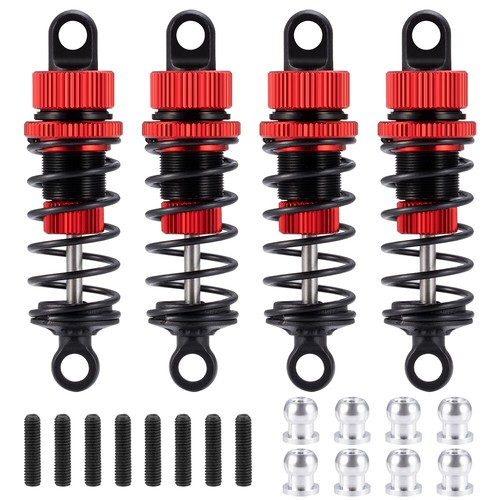 Amortisseurs RC En Alliage D’aluminium – Compatibles TT-01, TT-02, TA05, TL-01, TA03, MF-01X – Lot De 4