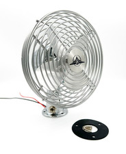 Chrome 6 Heavy Duty Inside Interior Fan For Auto Car Truck Rv Semi Chrome 6 Heavy Duty Inside Interior Fan For Auto Car Truck Rv Semi