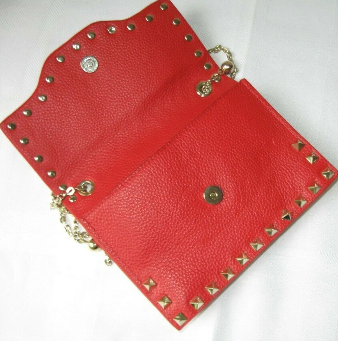 Kc jagger boyfriend leather outlet wallet on a chain