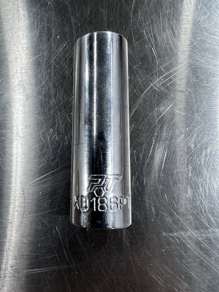 Mac Tools 3/8 Drive 9/16 Chrome Deepwell Pt Socket Xd186pt - Image 2 of 4