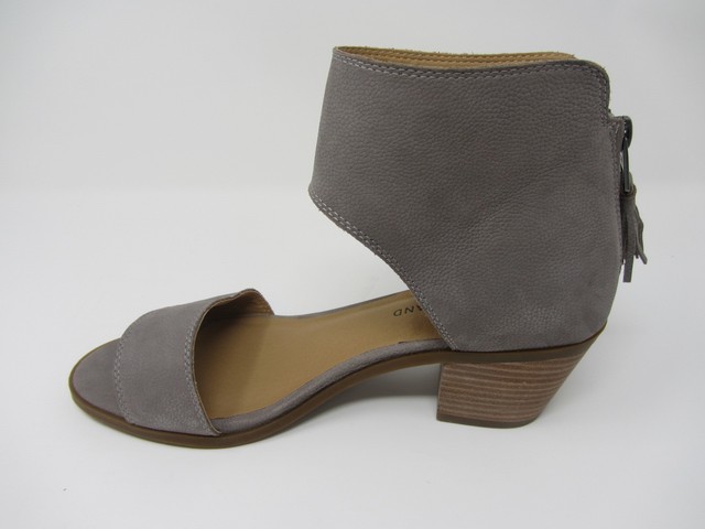 Lucky Brand Women's Barbina Block Heel Sandals Driftwood/Gray, Sz. 9W | eBay
