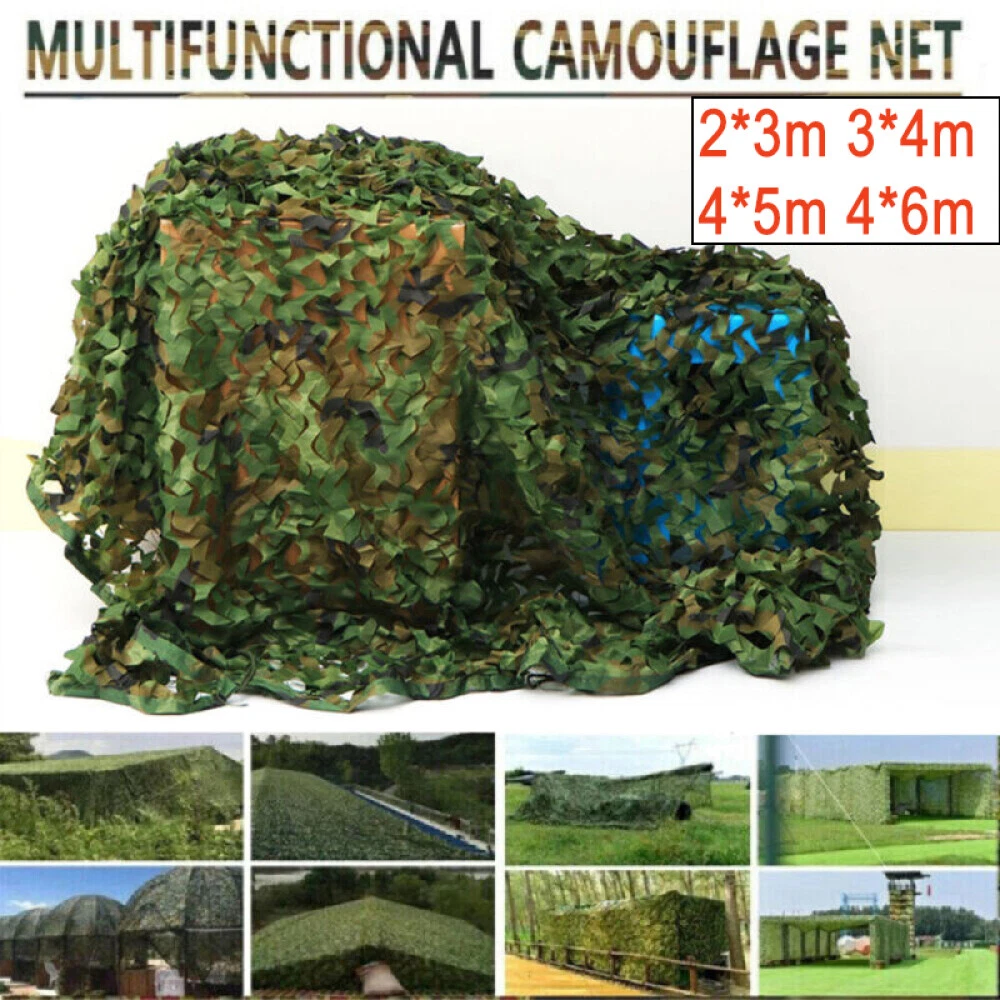 8 X 8m Camouflage Jagd Tarnnetz Bundeswehr Armee Tarnung Camo Hunter Flecktarn e