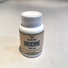 Double Wood Supplements 300 mg 60 Capsules Uridine 10/25