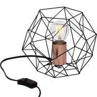Brilliant Lampe Synergy Tischleuchte Schwarz/Kupfer | 1X A60, E27, 60W, Geeignet