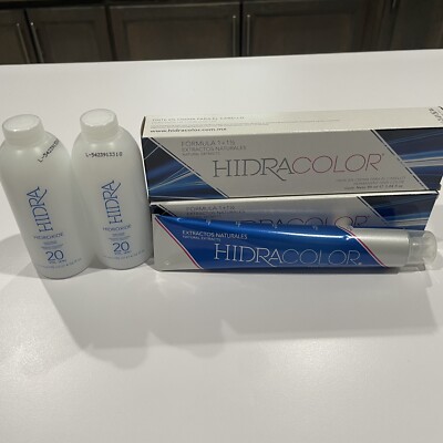 Hidra Color System - Hair Coloring Cream 3.04 oz - Sodium Hydroxide 4.56 oz