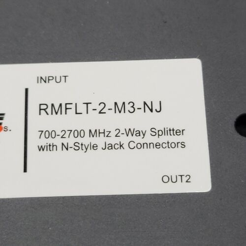 TerraWave Solutions 700-2700 MHz 2-Way Splitter Model # RMFLT-2-M3-NJ - Picture 4 of 6
