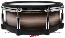 Wrap for Roland vDrum Shell PD140 Exotic Wood White Oak Burst Dark Mocha