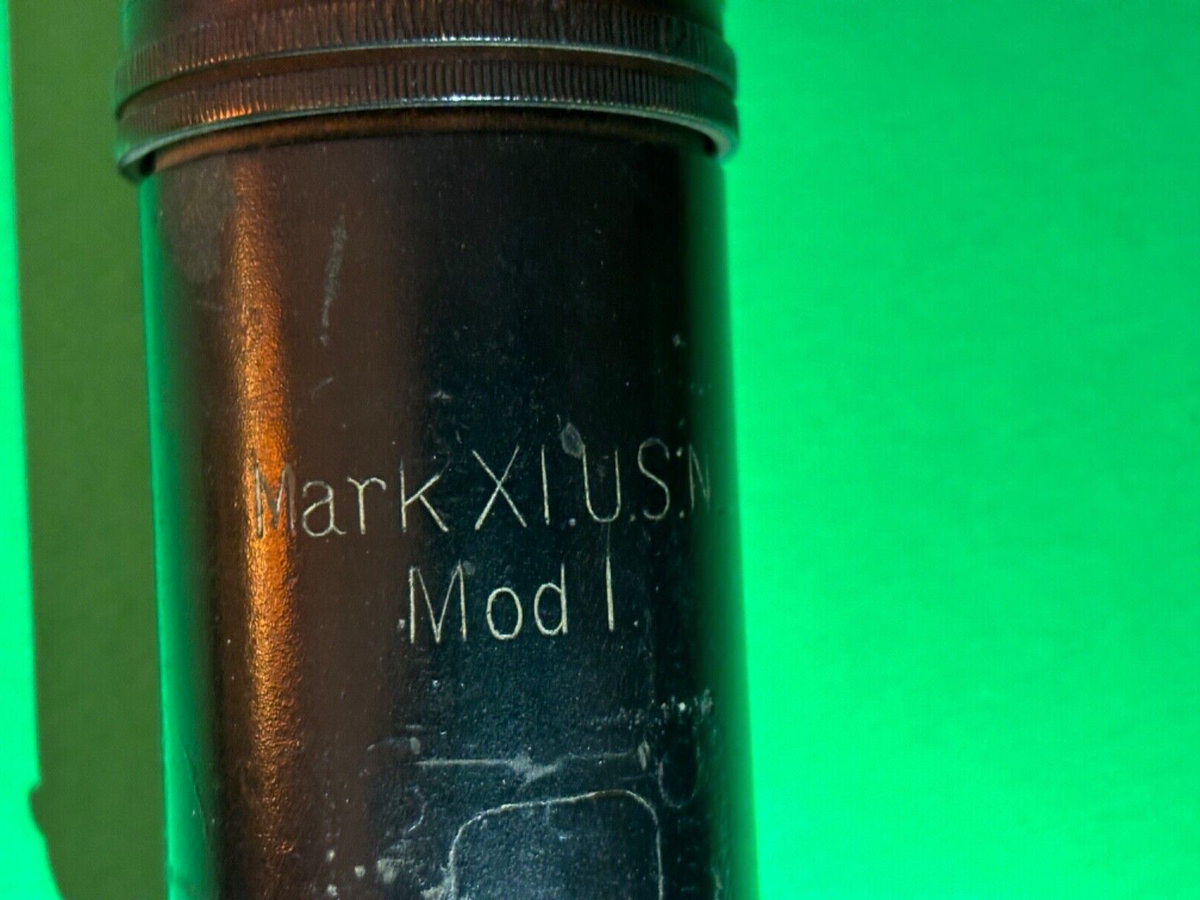 1907 US Navy spotting scope/ telescope with design on lens | eBay