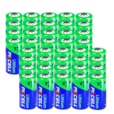 40Pcs CR123A 3V 1500mAh Lithium Batteries for Door sensor Scientific Calculator
