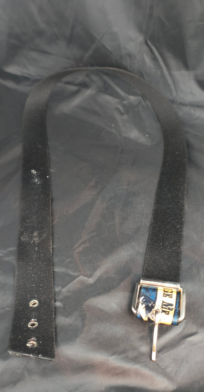 Vtg Y2K Ed Hardy Cloth Belt Only God Can Judge Me… - image 4