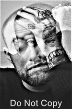 Mac Miller Black and White Poster Show Concert 12" x 18"