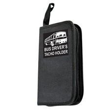 Bus Driver's Digital tachograph holder organiser tacho wallet black