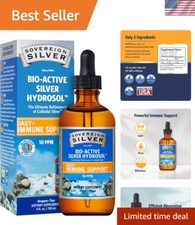 4oz Liquid Colloidal Silver - Safe, Effective Immune Support Supplement, 10PPM