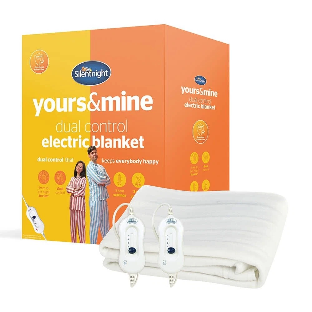 Silentnight Comfort Dual Control Electric Under Blanket - DOUBLE | eBay