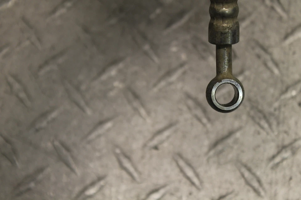 Kawasaki KX80 1990 manguera de freno trasero línea de líquido Foto 3 de 4