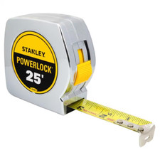 Tape Measure 25 Ft. Stanley Powerlock Professional Blade X Feet Measuring  Foot