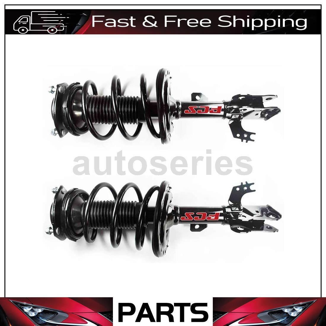 2014-2016 Toyota Camry Pair Loaded Strut Coil Spring Assembly