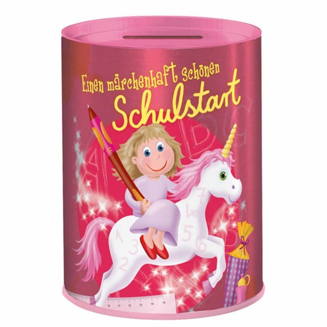 Einhorn Spardose Verpackung Geldgeschenk Schulstart Pink ...