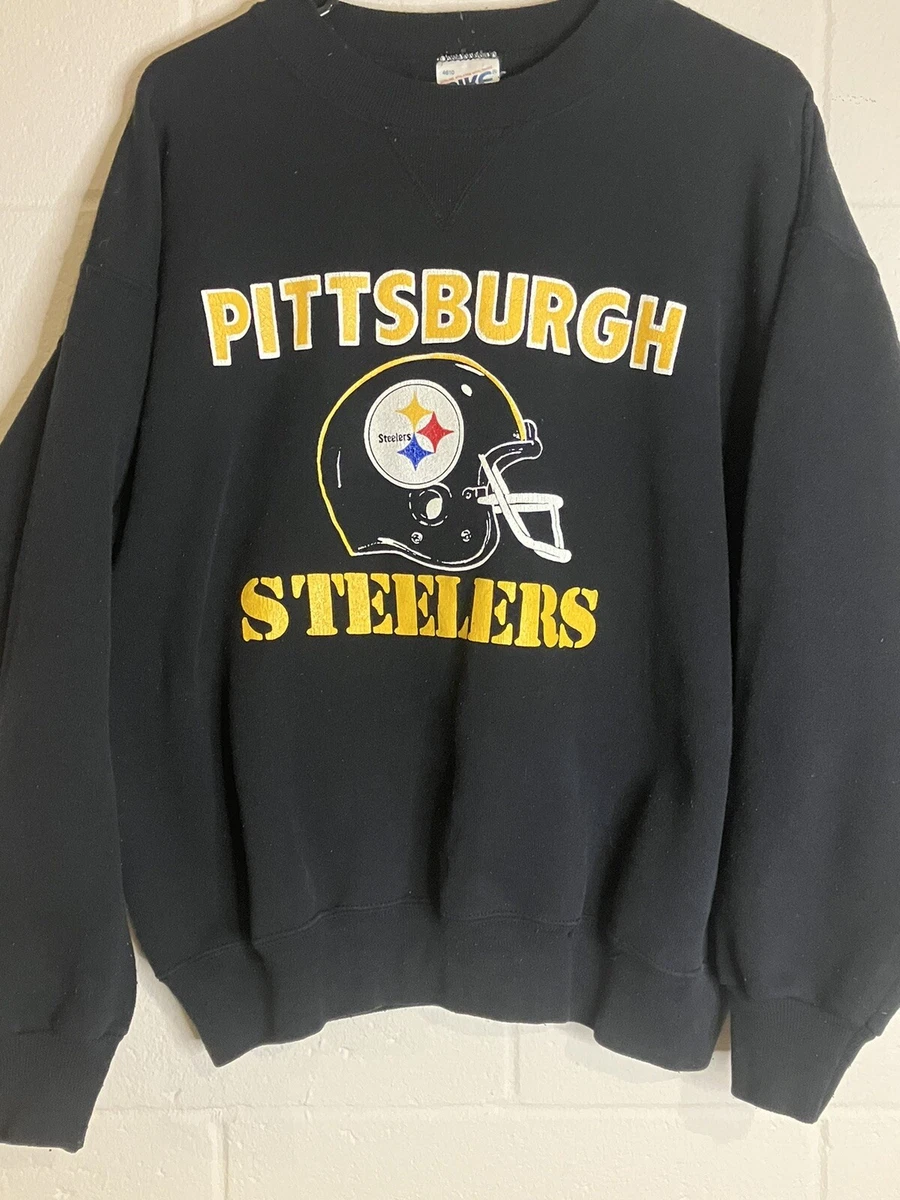 Vintage steelers online sweatshirt mens