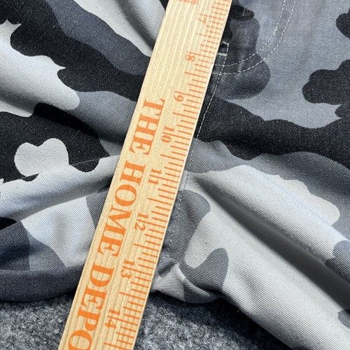 Vintage Faded Glory Cargo Pants Boys 16 (30x30) Gray Camouflage Relaxed Straight - Picture 8 of 10