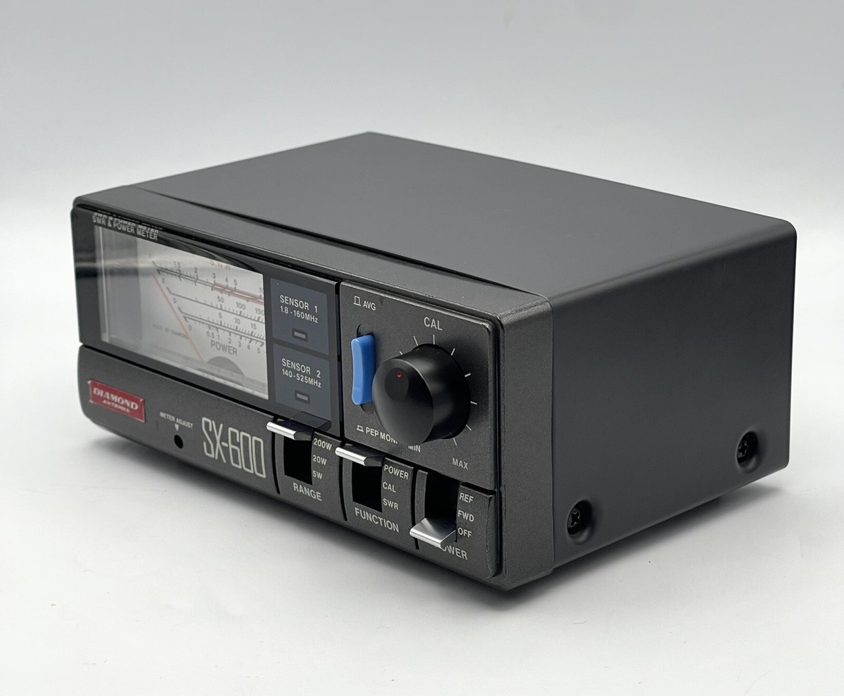 Diamond Antenna SX600 Dual Power Meters W/ Power Supply Diamond Antenna SX600 Dual Power Meters W/ Power Supply