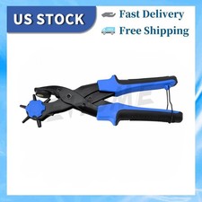 For Leather Hole Punch Belt Holes 6 Sized Puncher Tool Duty Hand Pliers