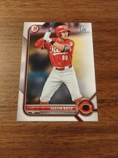 2022 Bowman Draft Justin Boyd #BD-13 BASEBALL Cincinnati Reds 1ST