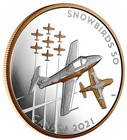 2021 Canada S$50 24Kt Gilt Snowbirds A Canadian Legacy 5 Oz NGC PF70 UC COA OGP — photo 4