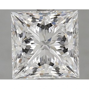 Lab Grown IGI Certified 2.10 CT Princess Cut Loose Diamond D Color VVS2 Clarity