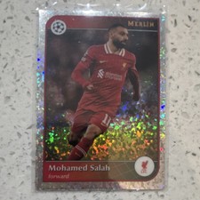 Topps 2024-25 Merlin UEFA Mohamed Salah Liverpool Parallel #11