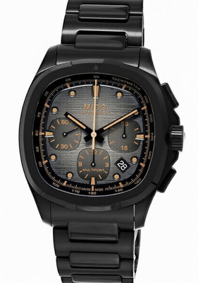 Mido Mens Automatic Black Multifort TV Chronograph 42 Watch M049.527.33.081.00