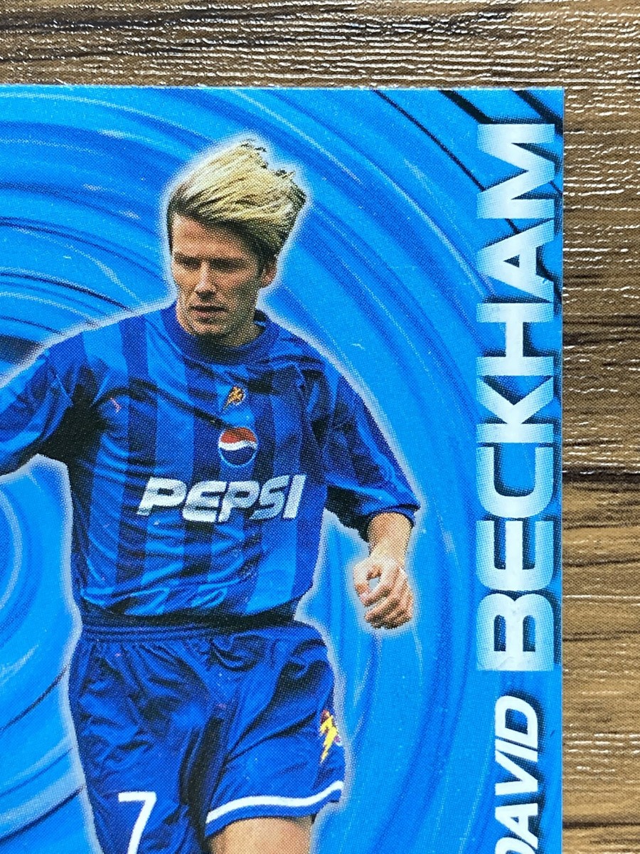 Team Pepsi 2000 Soccer Card David Beckham KFC Pizza Hat | eBay