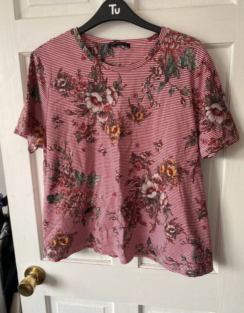Ensemble Jupe Midi Et Crop Top Floral Marks And Spencer - Taille UK 12 - Neuf Avec étiquettes