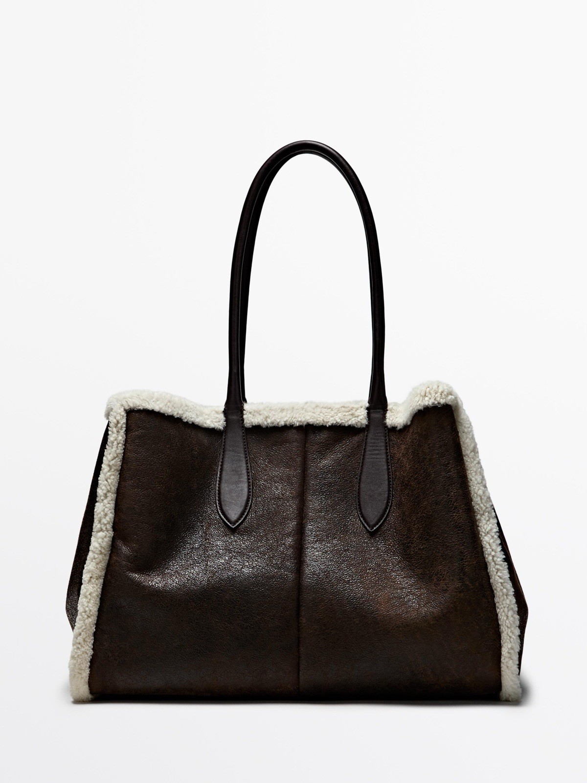 MASSIMO DUTTI DOUBLE-FACED MD ICON BAG