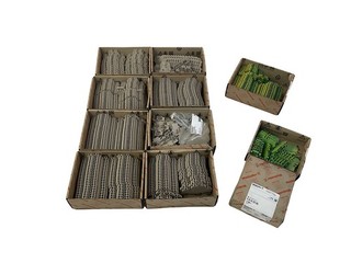 SET Weidmüller (ca.5 2kg) z.B. 1674300000 ZDK 2.5 Doppelstock Reihenklemme