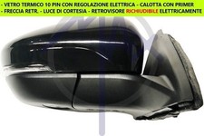 SPECCHIO SPECCHIETTO RETROVISORE ELETTRICO DESTRO PER FORD FOCUS 2018 IN POI