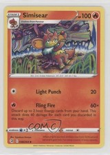 Simisear Pokemon Sword & Shield Fusion Strike #038