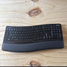 Microsoft Sculpt Ergonomic Keyboard Model 1773 Wireless No Dongle Tested