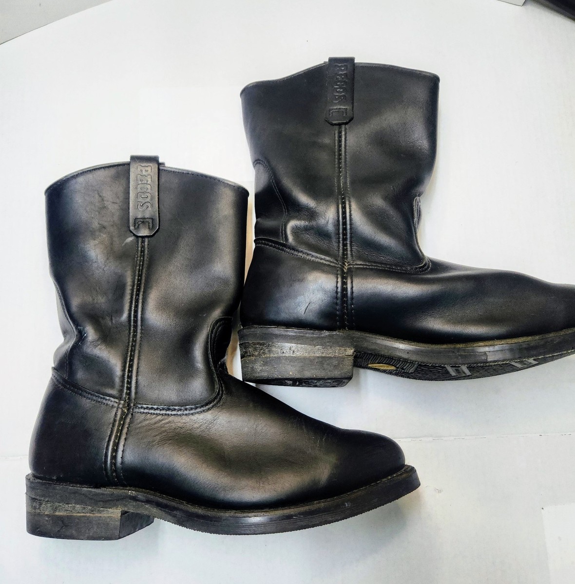 靴 RED WING BLACK PECOS BOOTS Red Wing Pecos Leather Pull On Boots Black US Size 9 D | eBay