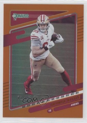 2021 Panini Donruss Jersey Number 72/85 George Kittle #54 04u1
