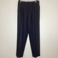 Yves Saint Laurent Plaid Pleated Cuffed Men s Trousers 32 x29